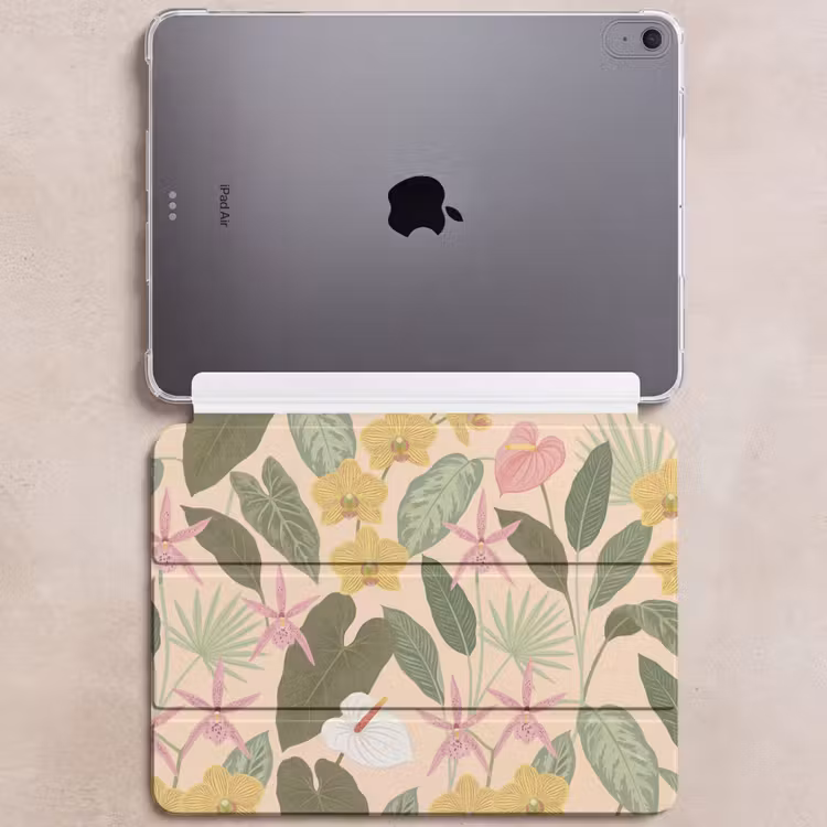 iPad hoes - Patroon - Bloemen - Kleurrijk — 6