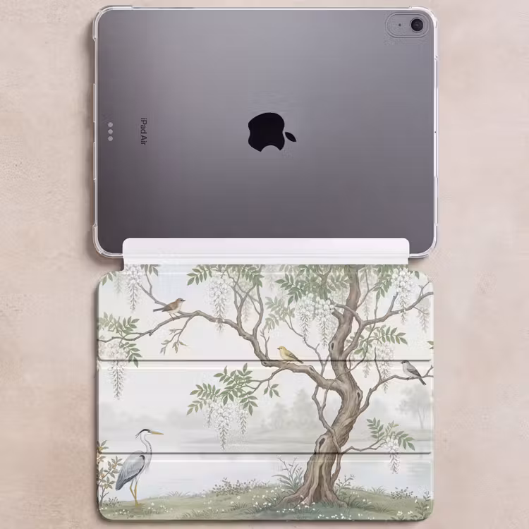 iPad hoes - Reiger - Landschap - Groen — 6