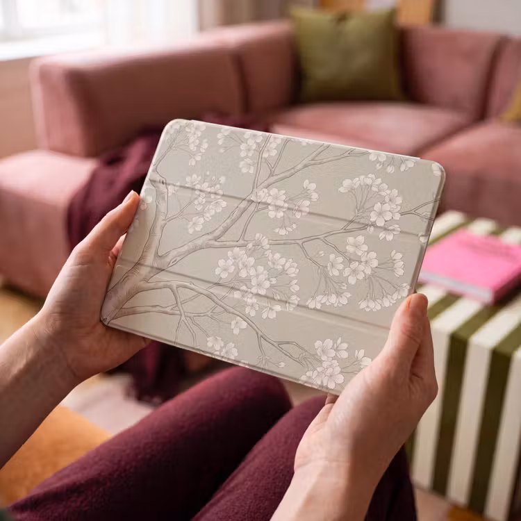 iPad hoes - Sereen - Bloesem - Wit — 4