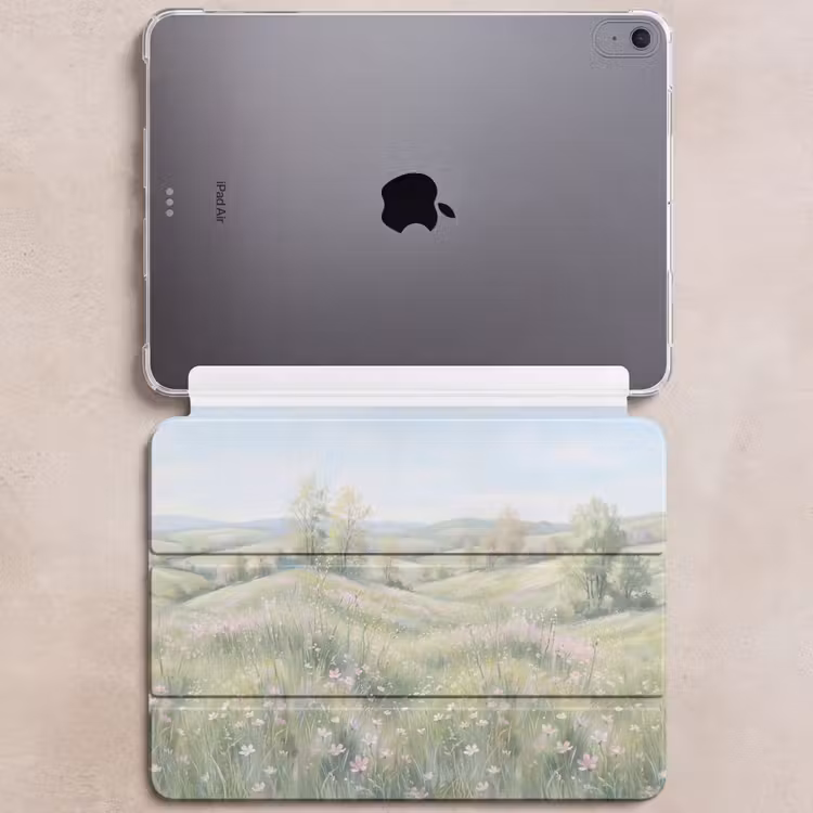 iPad hoes - Bloemen veld - Bloemen - Groen — 6