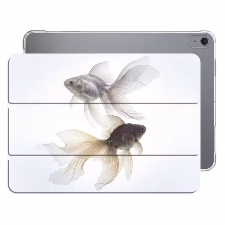 iPad hoes - Goudvissen - Modern - Wit — 1