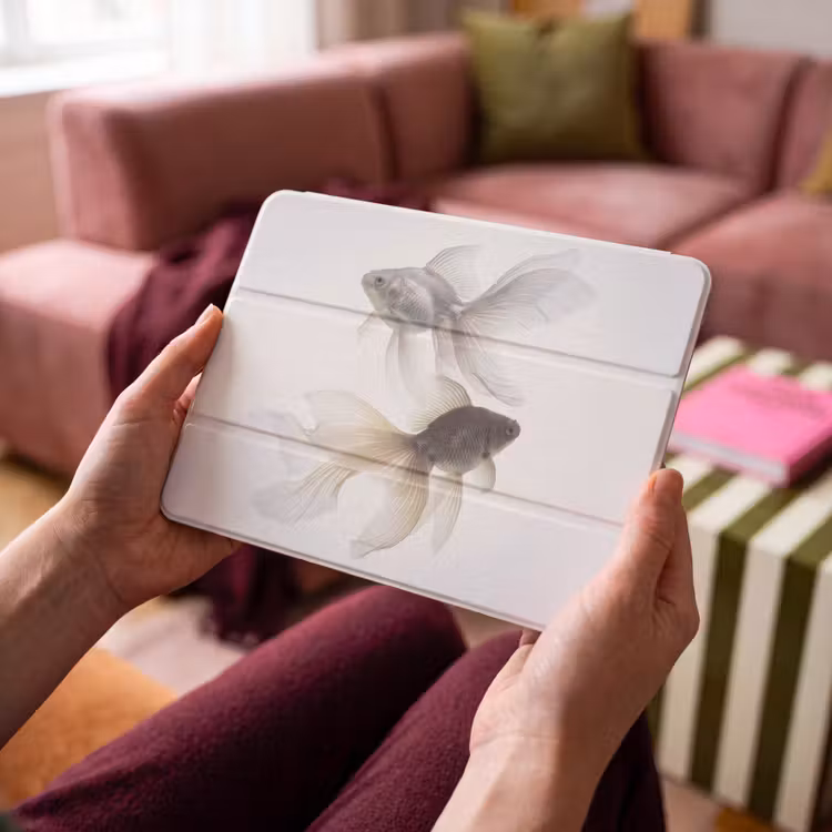 iPad hoes - Goudvissen - Modern - Wit — 4