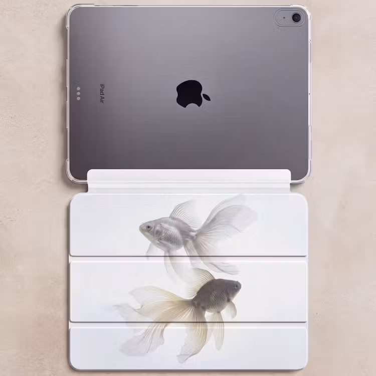 iPad hoes - Goudvissen - Modern - Wit — 6