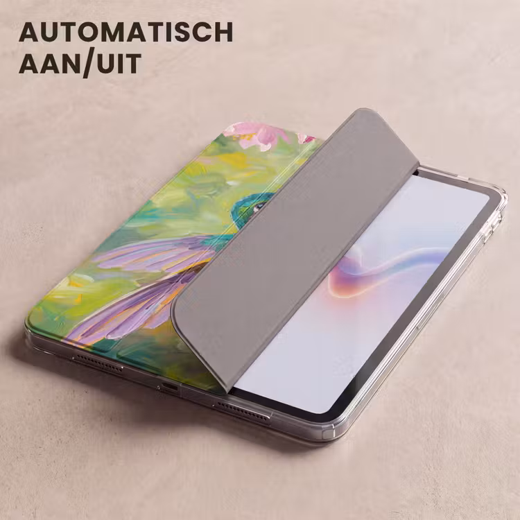 iPad hoes - Kolibrie - Bloemen - Natuur - Kleurrijk — 5