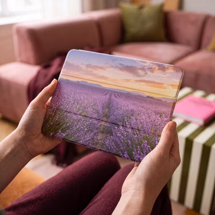iPad hoes - Lavendel - Veld - Natuur - Paars — 4