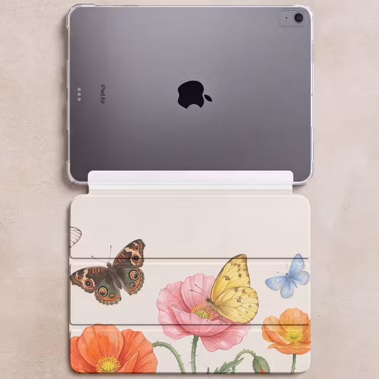 iPad hoes - Vlinders - Klaprozen - Illustratie - Kleurrijk — 6
