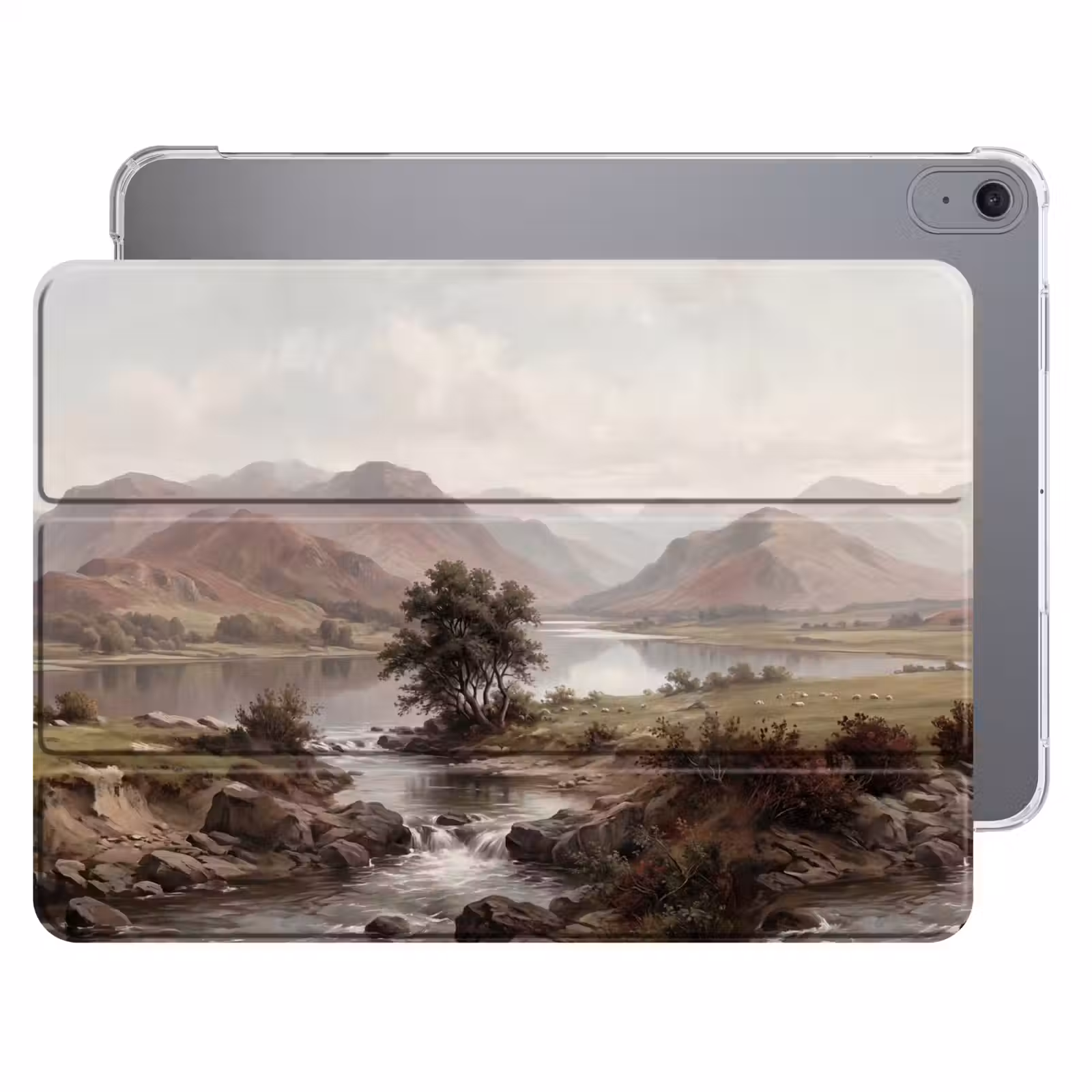 iPad hoes - Berglandschap - Meer - Bergen - Vallei - Klassiek — 1