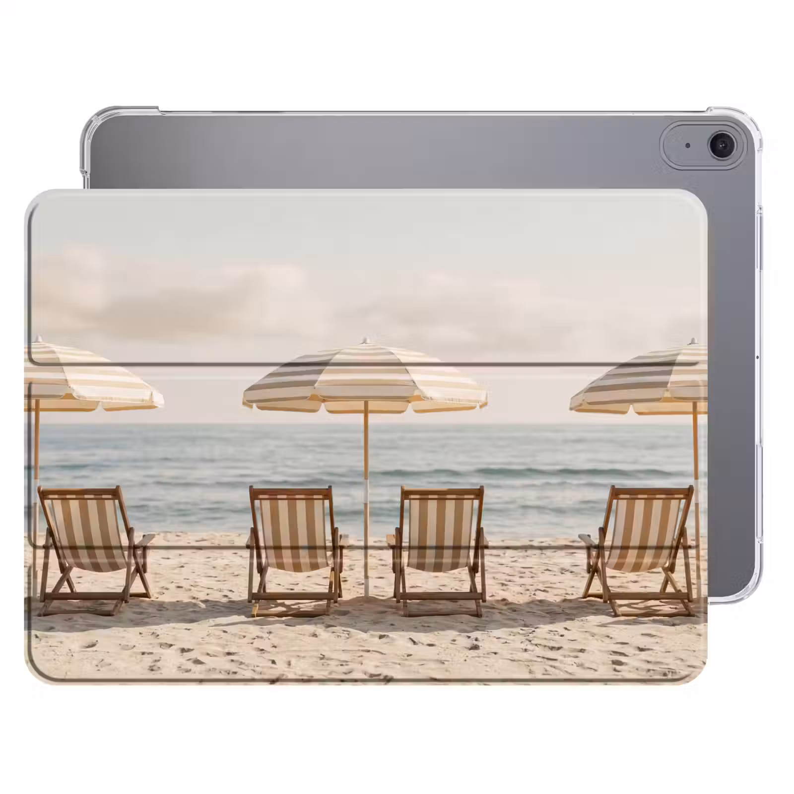 iPad hoes - Strand - Stoelen - Parasol — 1