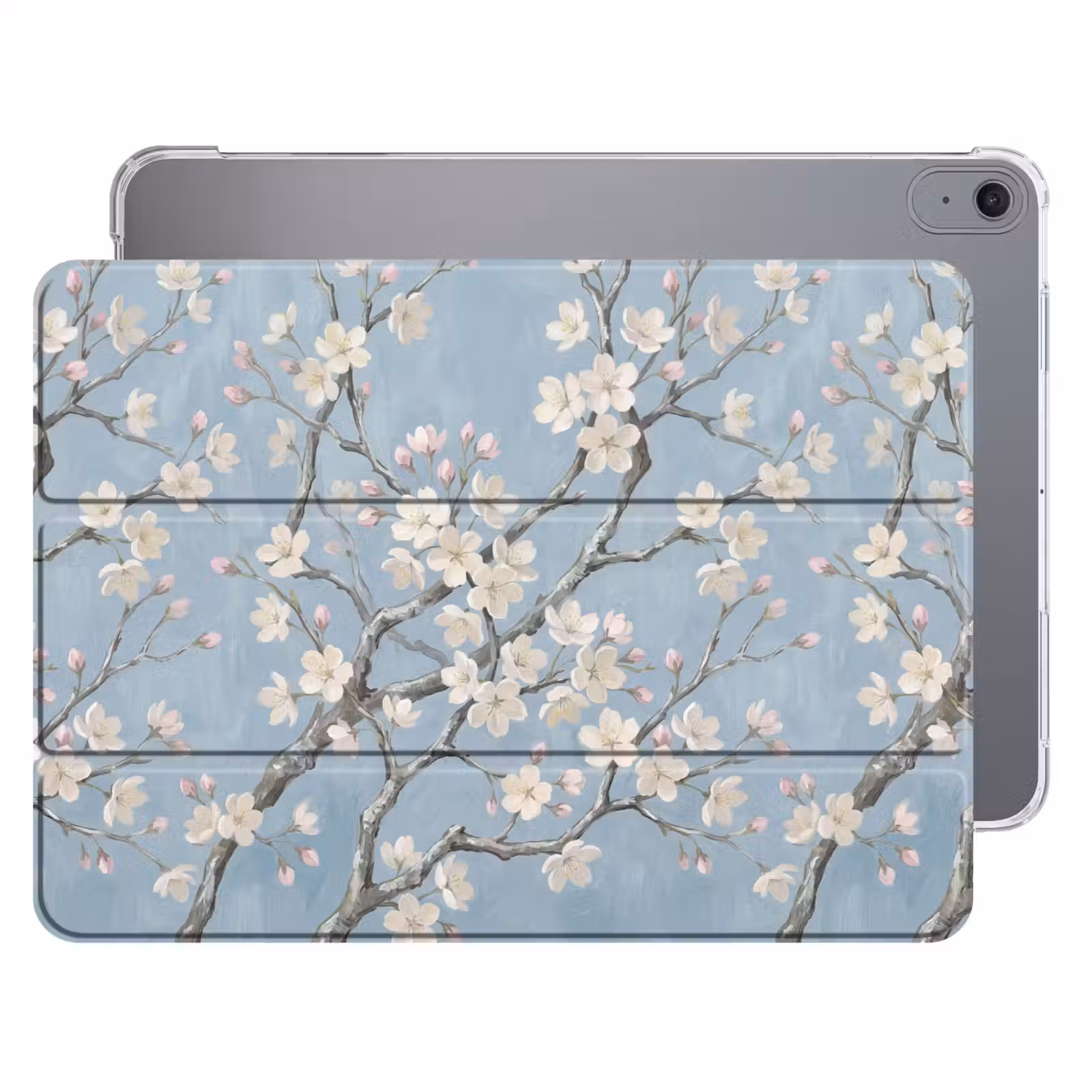 iPad hoes - Takken - Kersenbloesem - Blauw — 1