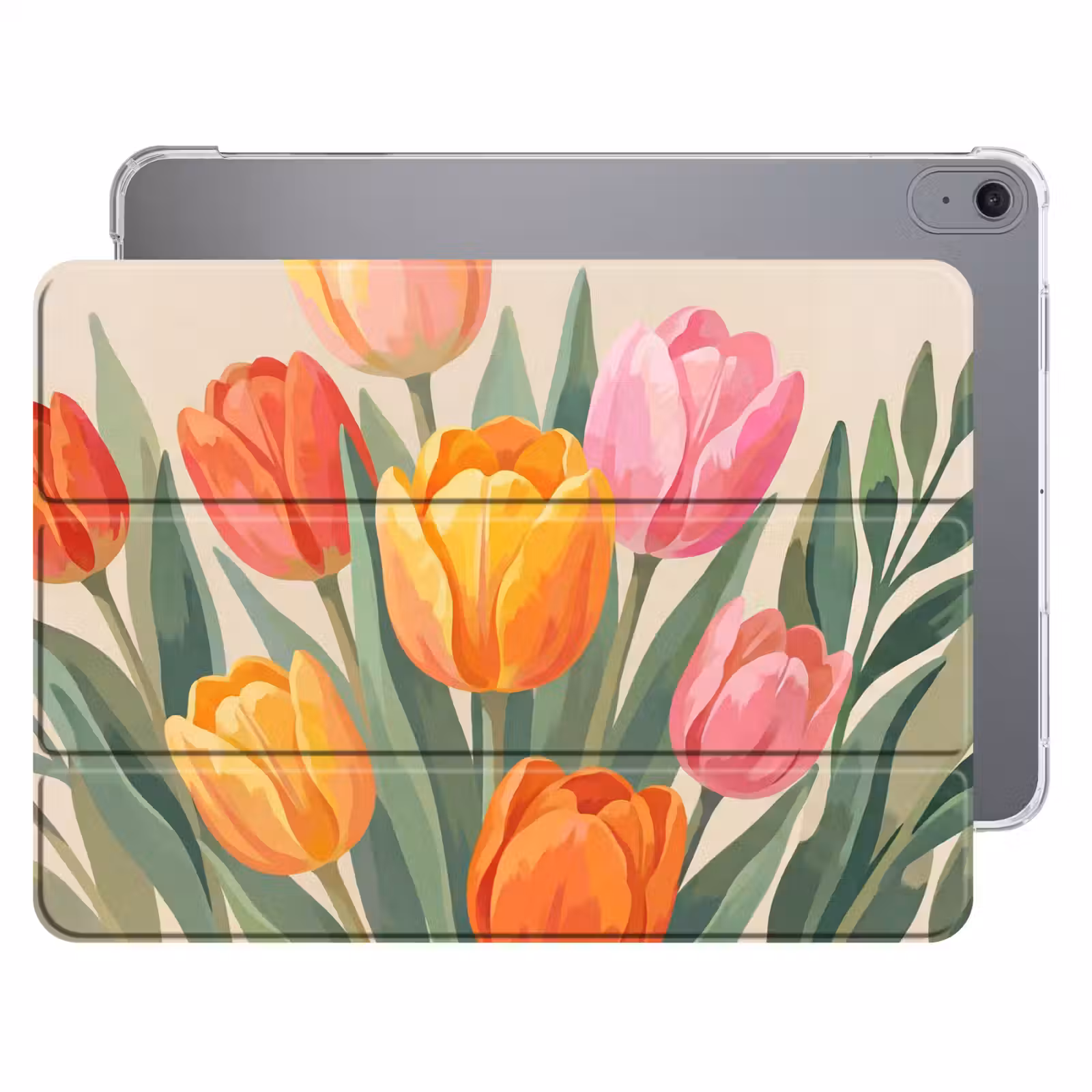 iPad hoes - Tulpen - Abstract - Kleurrijk — 1