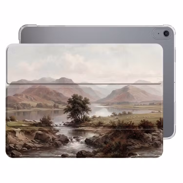 iPad hoes - Berglandschap - Meer - Bergen - Vallei - Klassiek — 1