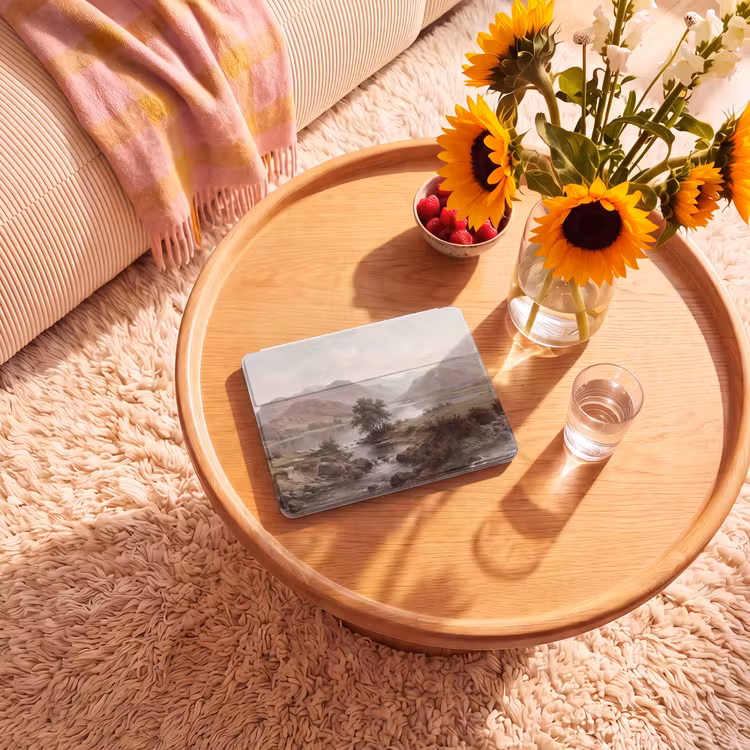 iPad hoes - Berglandschap - Meer - Bergen - Vallei - Klassiek — 2