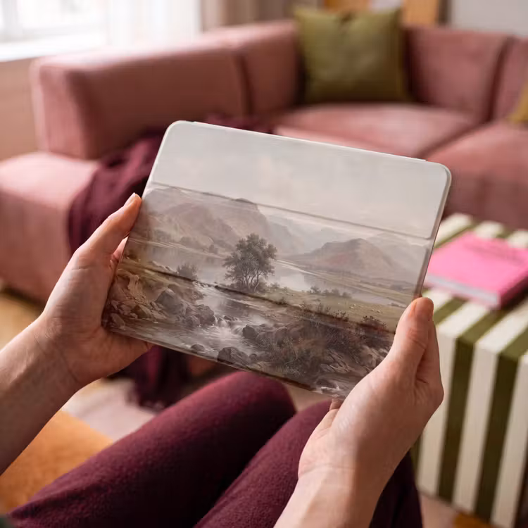 iPad hoes - Berglandschap - Meer - Bergen - Vallei - Klassiek — 4