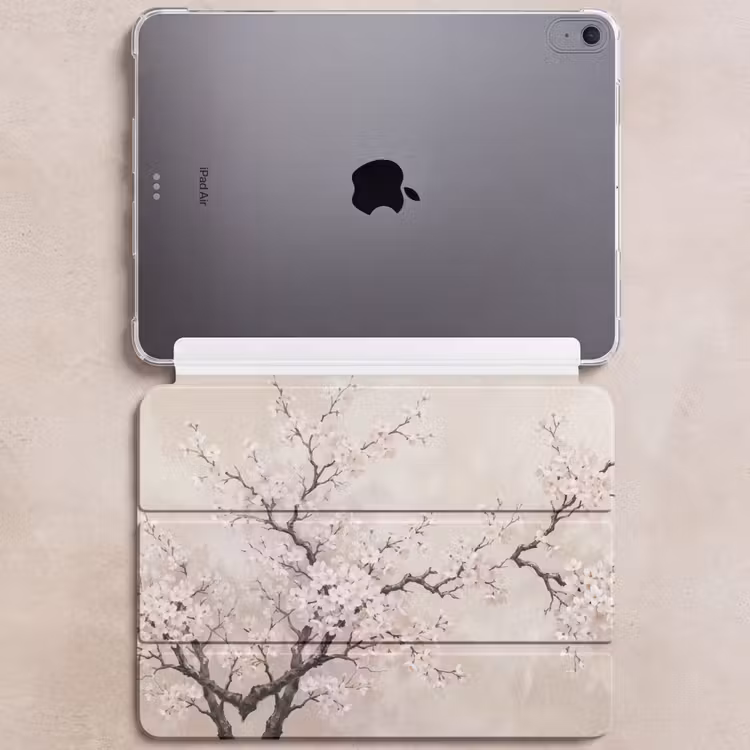 iPad hoes - Bloesem - Illustratie - Taupe — 6