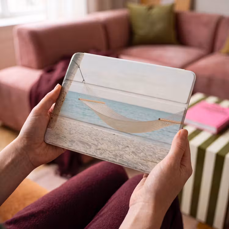 iPad hoes - Hangmat - Strand - Wit — 4