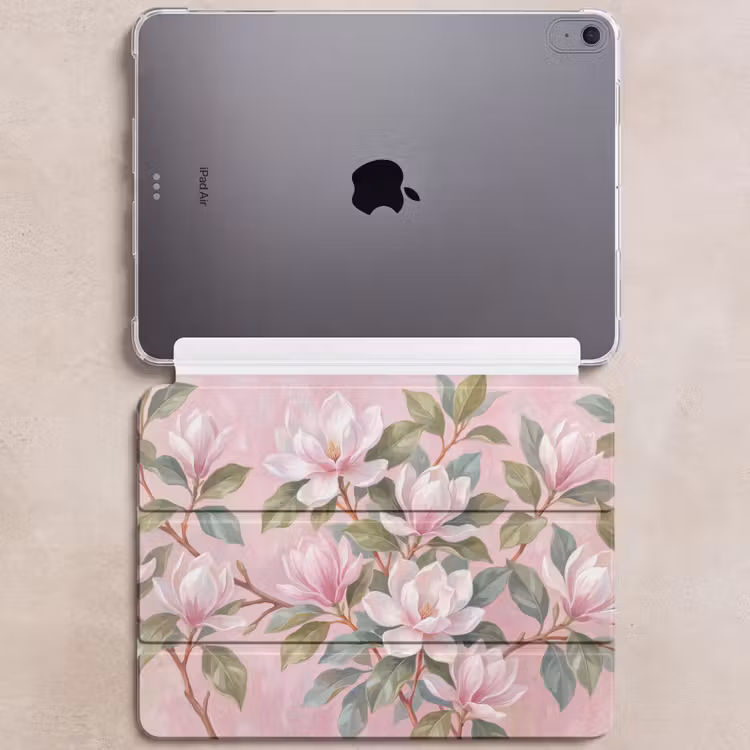 iPad hoes - Magnolia's - Patroon - Roze — 6