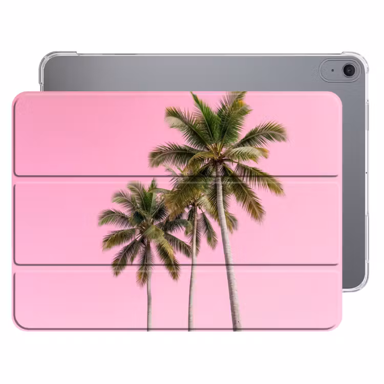 iPad hoes - Palmboom - Tropisch - Pink — 1