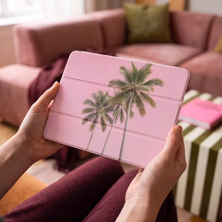 iPad hoes - Palmboom - Tropisch - Pink — 4