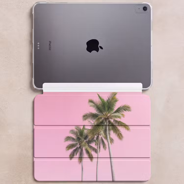 iPad hoes - Palmboom - Tropisch - Pink — 6