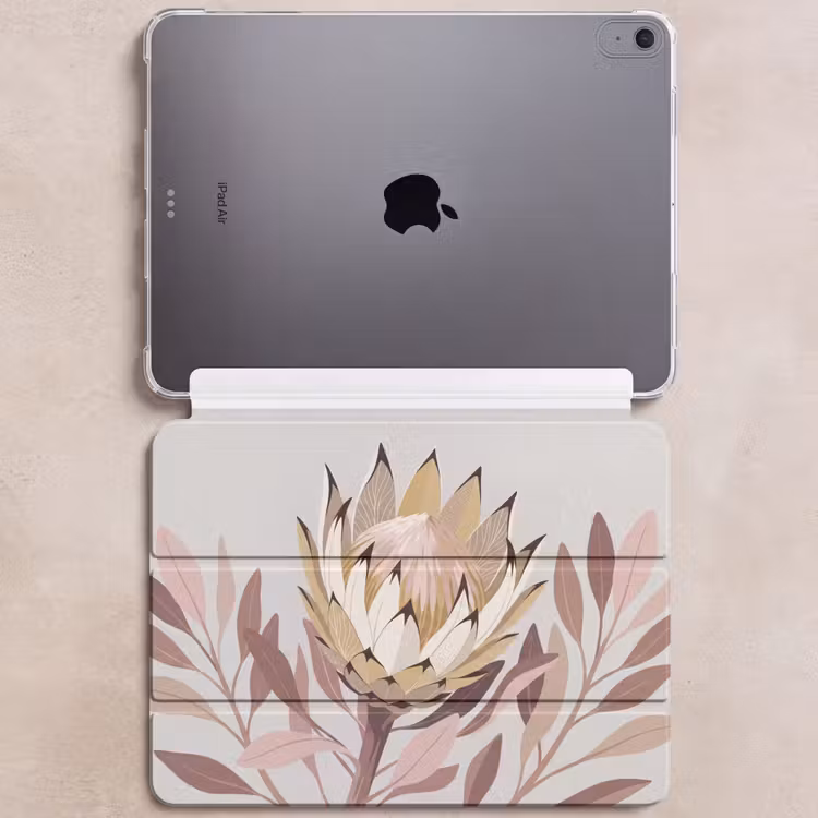 iPad hoes - Protea - Bloem - Botanisch - Beige — 6