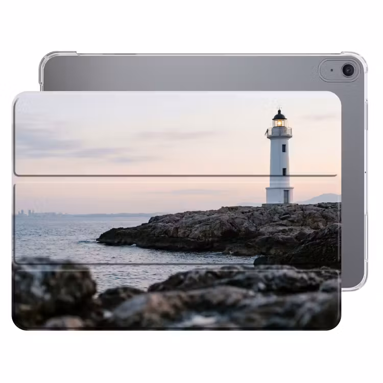 iPad hoes - Rotsen - Vuurtoren - Wit — 1