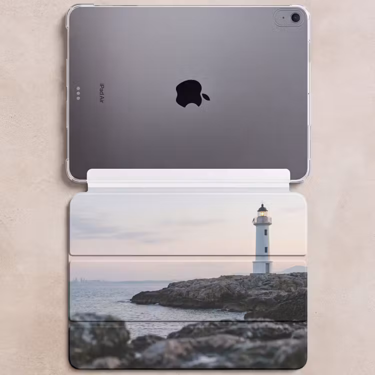 iPad hoes - Rotsen - Vuurtoren - Wit — 6