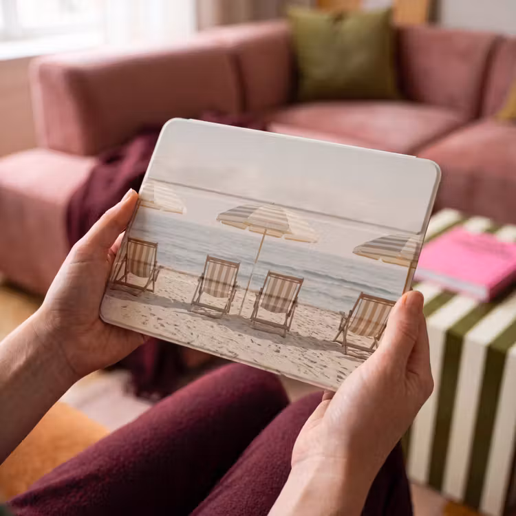 iPad hoes - Strand - Stoelen - Parasol — 4