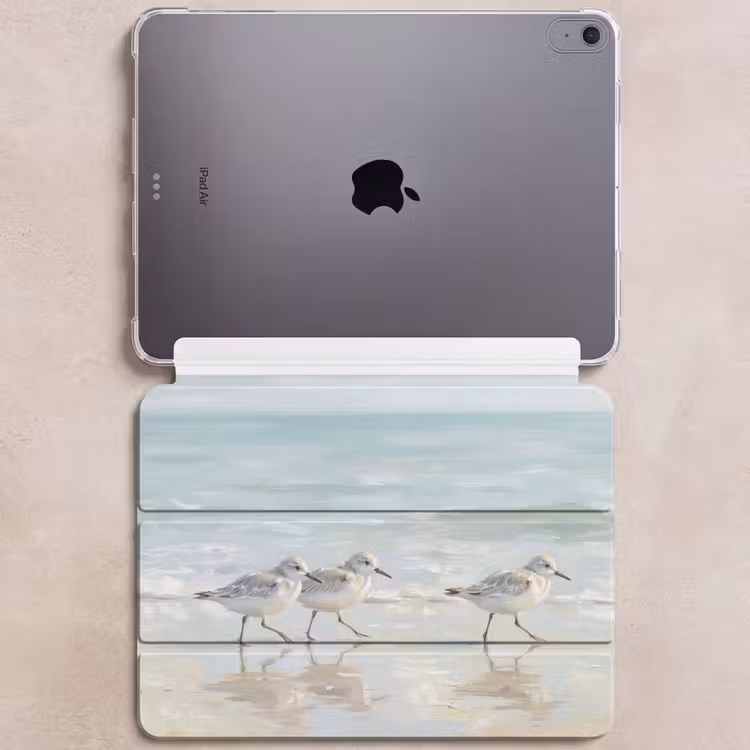 iPad hoes - Vogels - Strand - Zee — 6