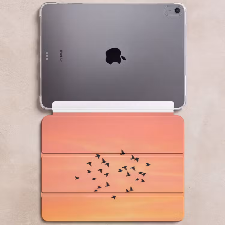 iPad hoes - Zwerm - Vogels - Oranje — 6
