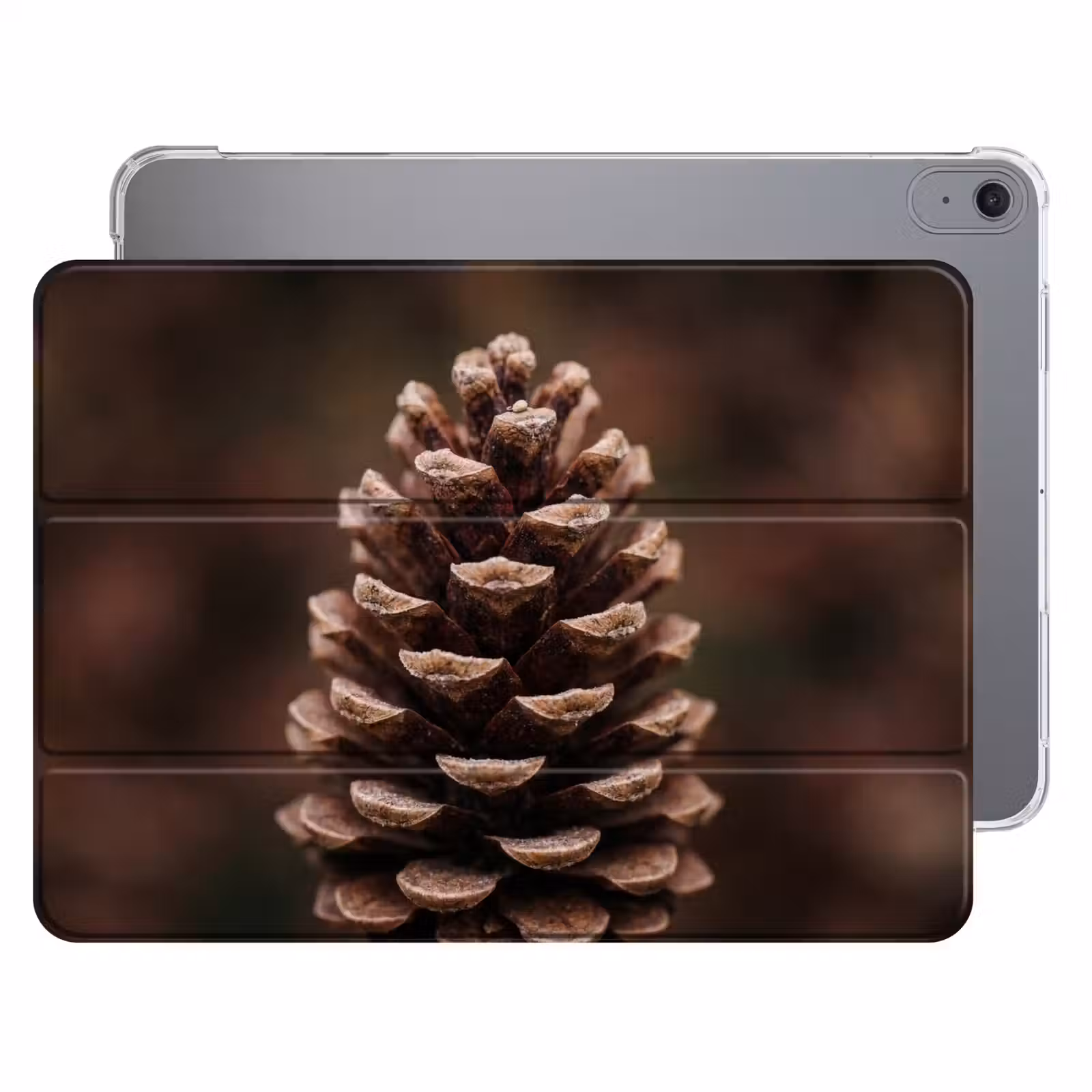 iPad hoes - Dennenappel - Bos - Herfst - Bruin - Sfeervol — 1