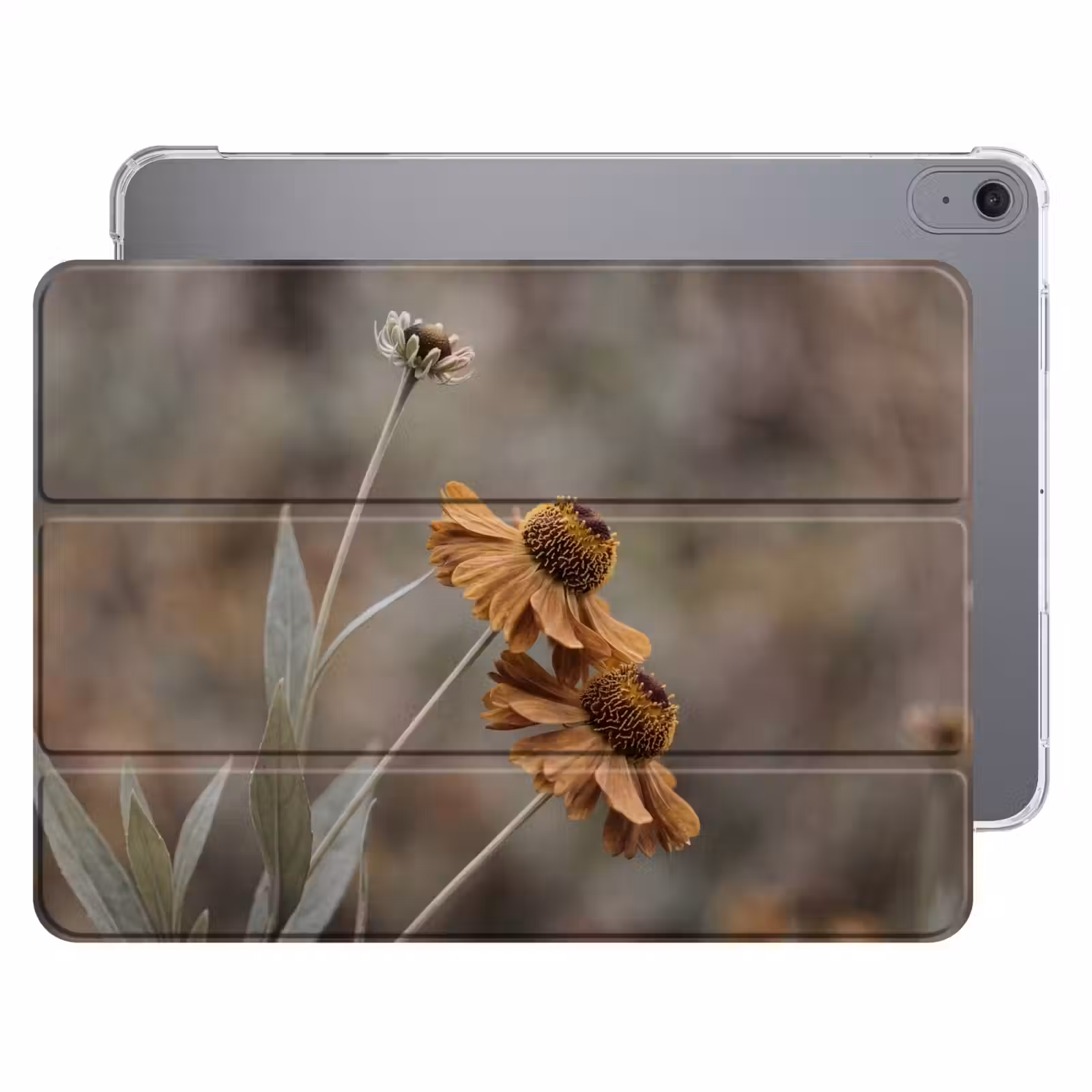 iPad hoes - Zonnehoed - Droogbloemen - Geel - Warm — 1