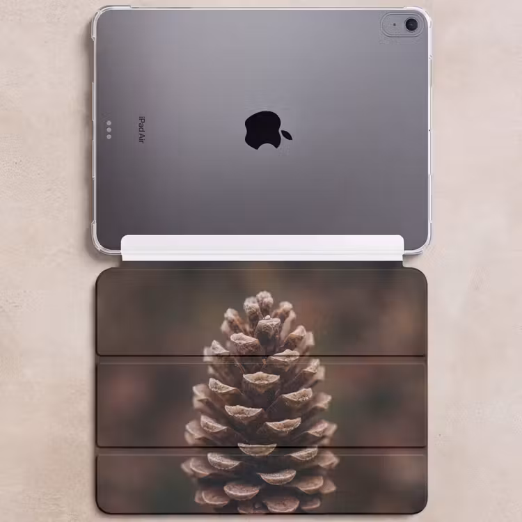 iPad hoes - Dennenappel - Bos - Herfst - Bruin - Sfeervol — 6