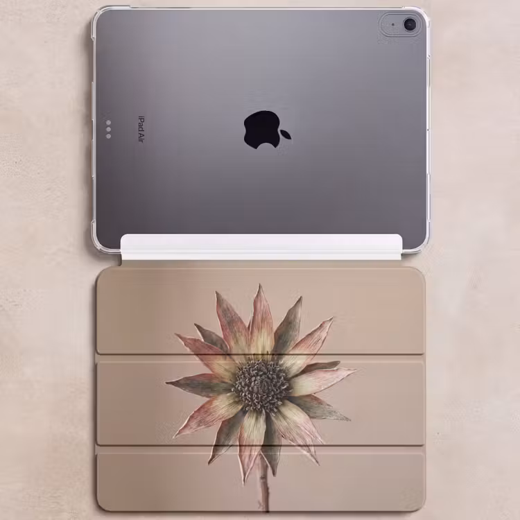 iPad hoes - Droogbloem - Protea - Vintage - Beige - Rustiek — 6