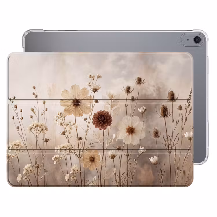 iPad hoes - Wilde bloemen - Botanisch - Vintage - Natuur - Rustiek — 1