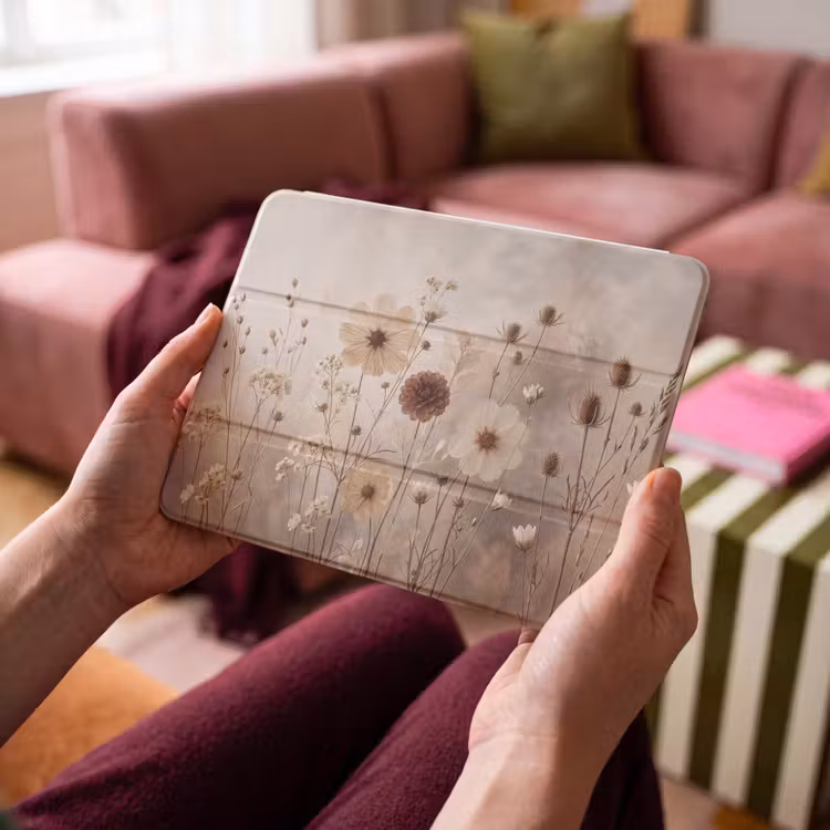iPad hoes - Wilde bloemen - Botanisch - Vintage - Natuur - Rustiek — 4