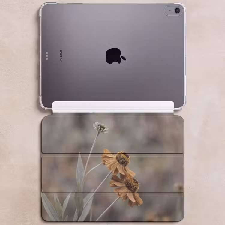 iPad hoes - Zonnehoed - Droogbloemen - Geel - Warm — 6