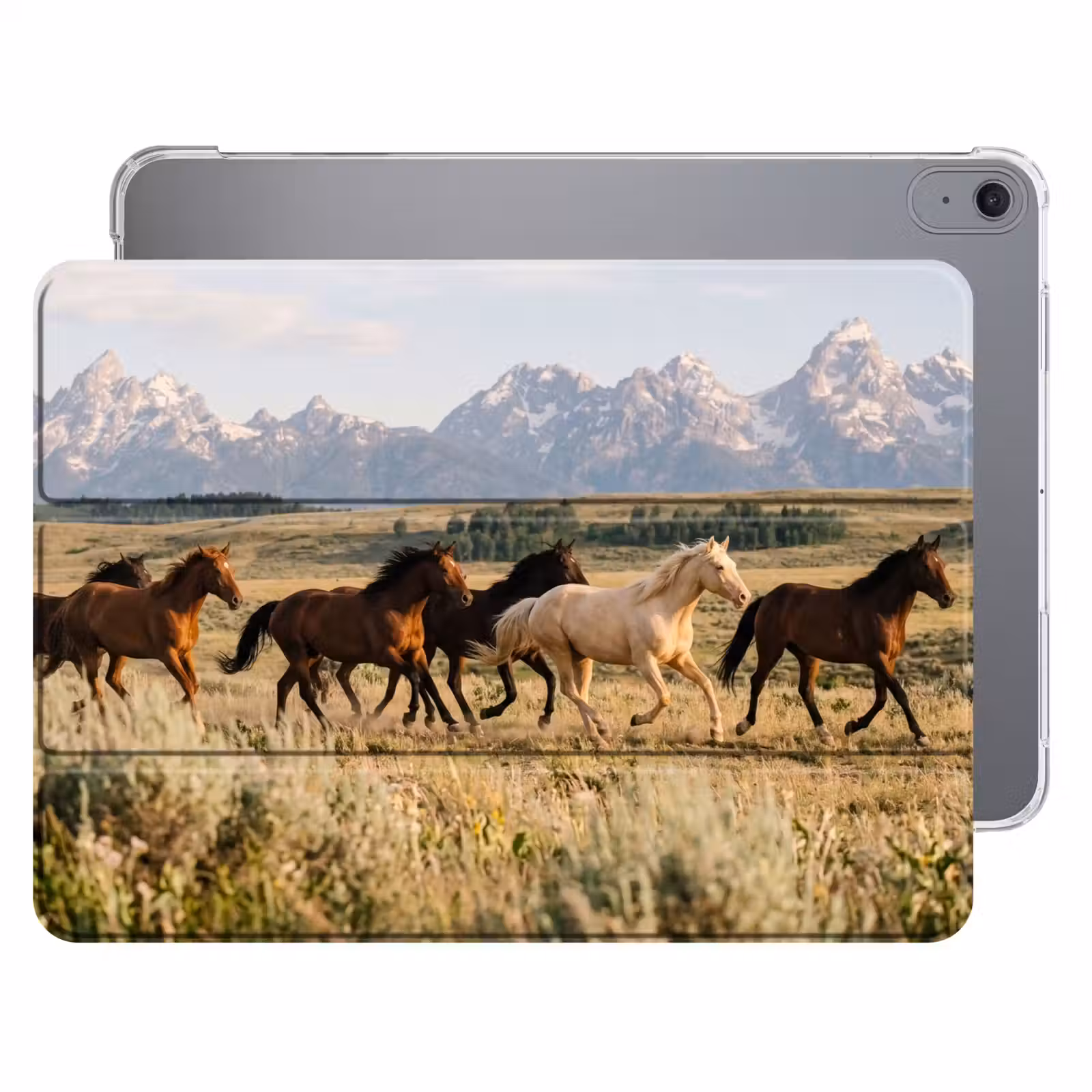 iPad hoes - Paarden - Kudde - Bergen - Vrijheid - Wild — 1