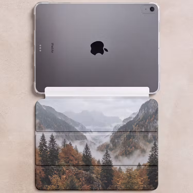 iPad hoes - Bergen - Vallei - Mist - Herfst - Natuur — 6