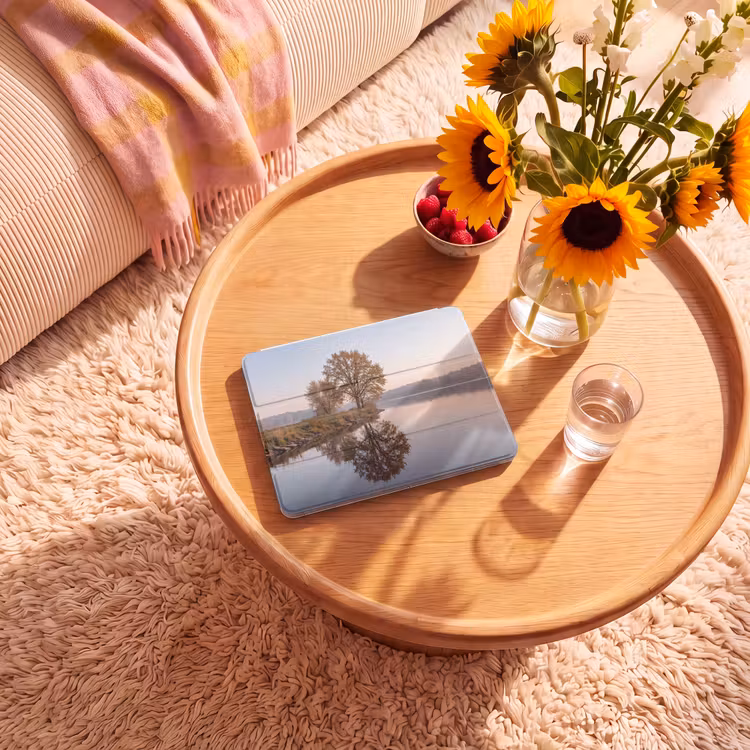 iPad hoes - Bomen - Reflectie - Water - Zonsopgang - Serene — 2