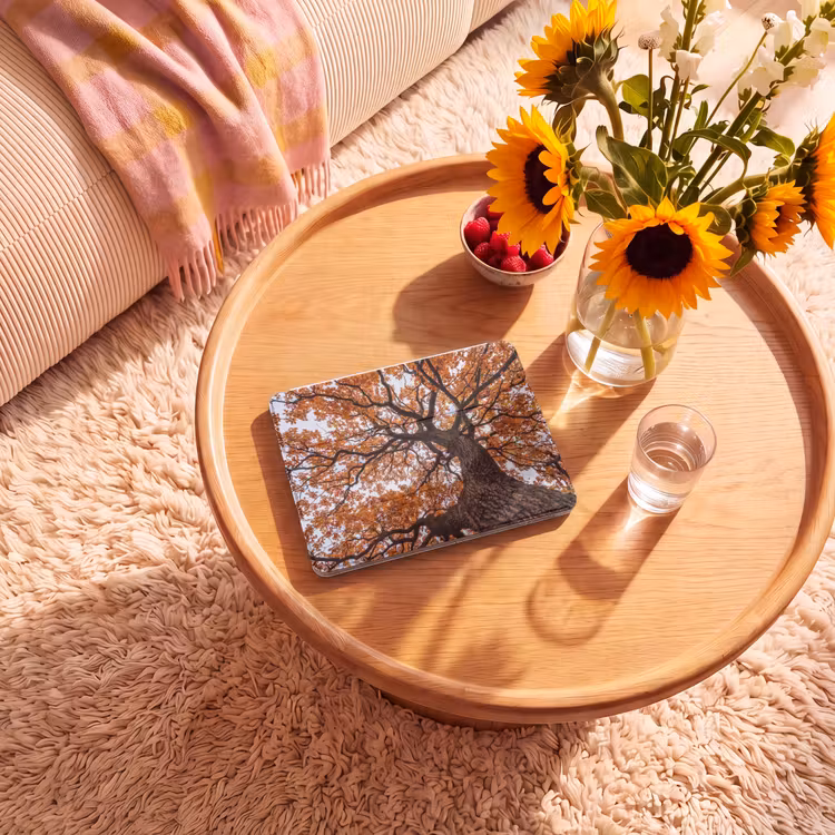 iPad hoes - Boom - Bladerdak - Herfst - Oranje - Sfeervol — 2