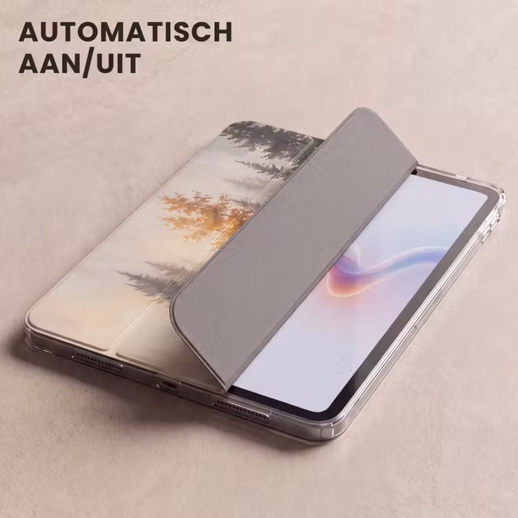 iPad hoes - Bospad - Herfstbladeren - Natuur - Schilderachtig - Oranje — 5