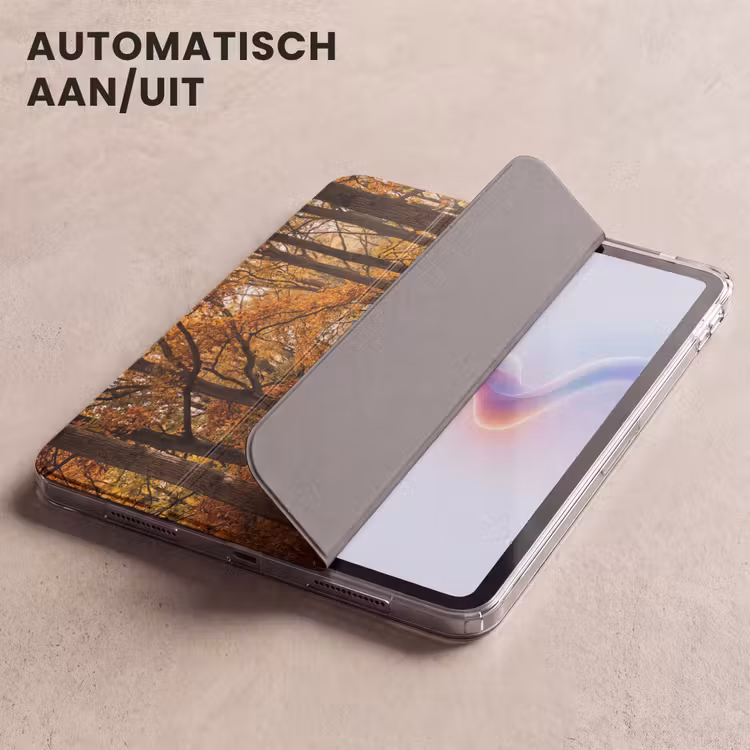 iPad hoes - Bospad - Herfstbos - Bladeren - Oranje - Nostalgisch — 5