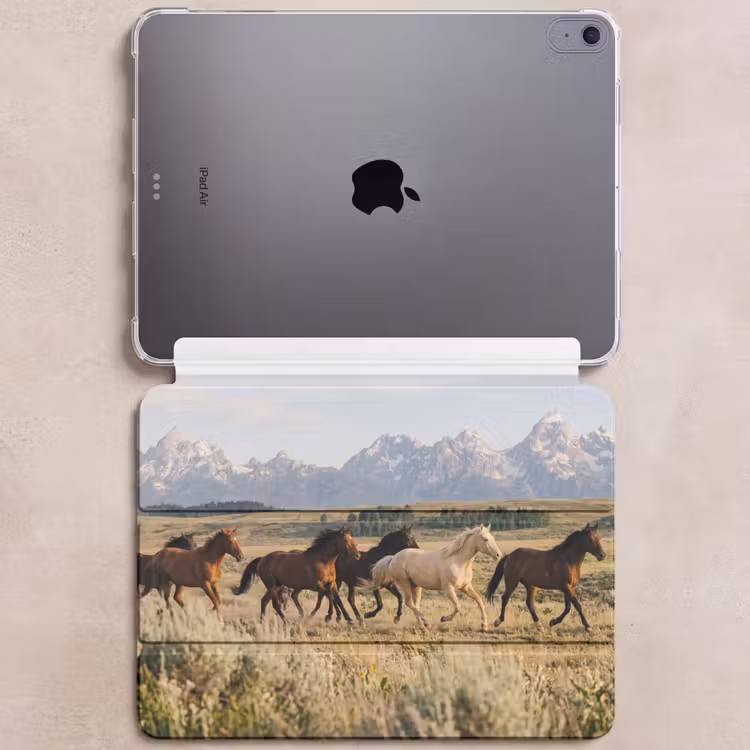 iPad hoes - Paarden - Kudde - Bergen - Vrijheid - Wild — 6