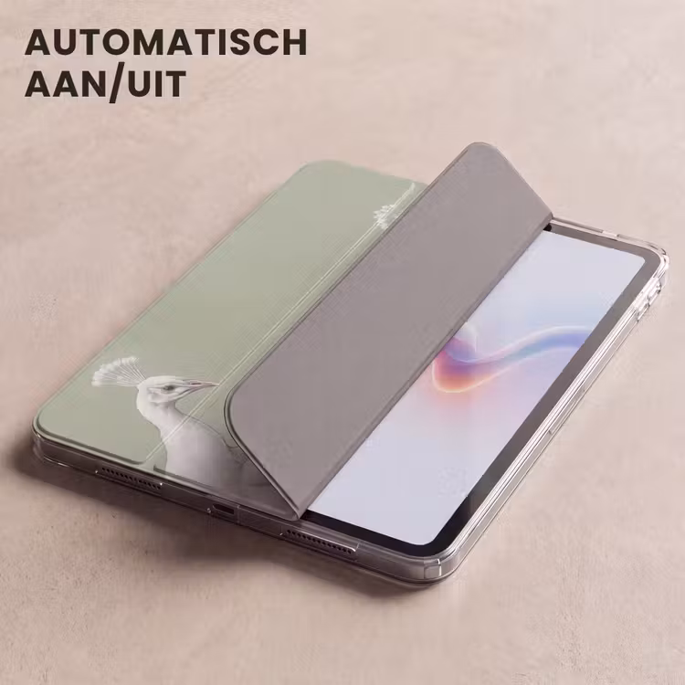 iPad hoes - Pauwen - Wit - Natuur - Groen — 5