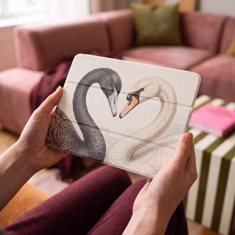 iPad hoes - Zwanen - Hartvorm - Dieren — 4
