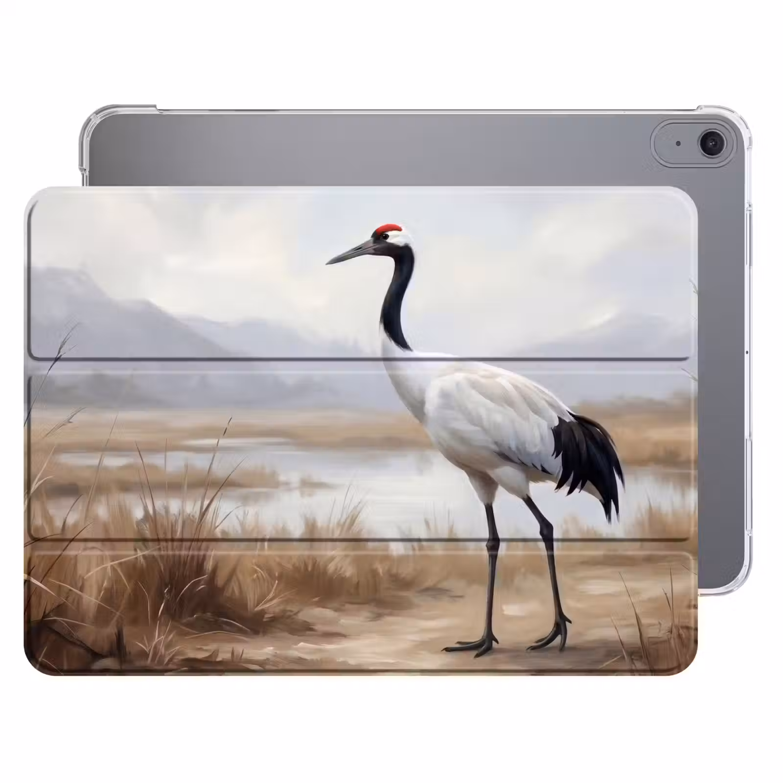 iPad hoes - Kraanvogel - Natuur - Realistisch — 1