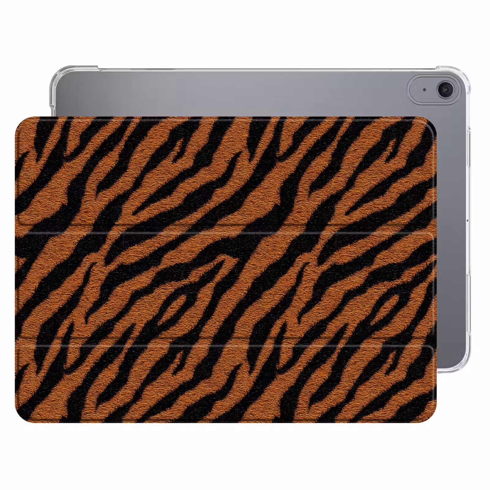 iPad hoes - Tijger - Zwart - Vacht — 1