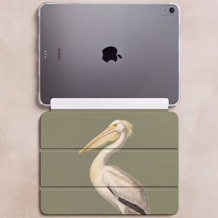 iPad hoes - Pelikaan - Wit - Vogel - Klassiek - Natuur — 6