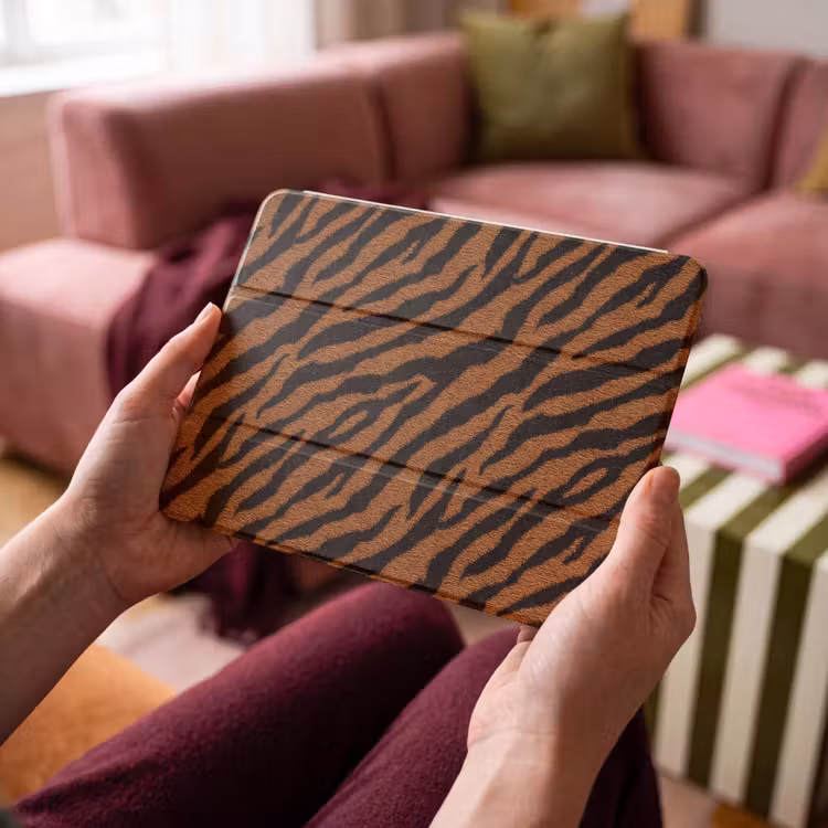 iPad hoes - Tijger - Zwart - Vacht — 4