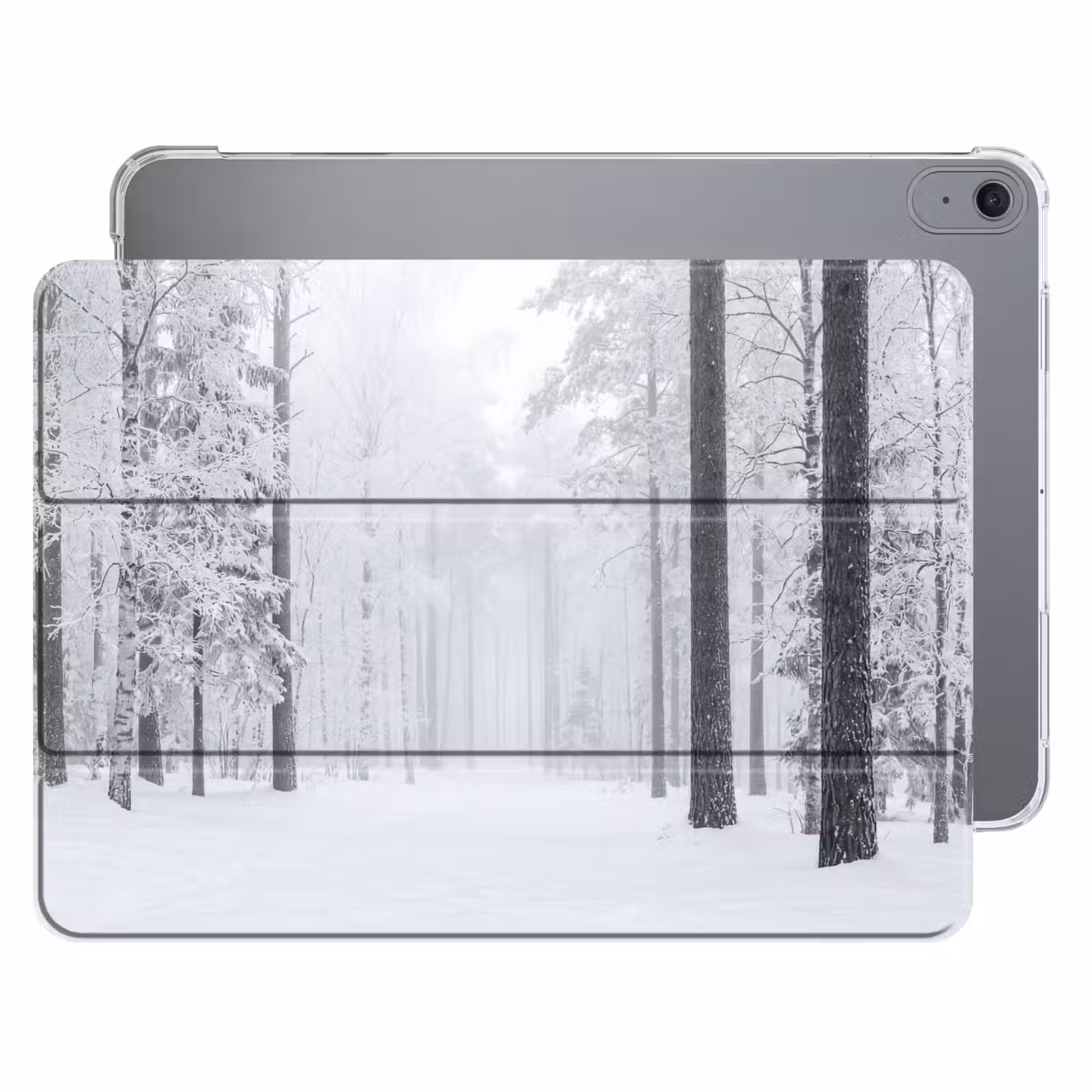 iPad hoes - Bos - Sneeuw - Pad - Winter - Stilte — 1